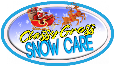 classy-grass services snow removal salt logo